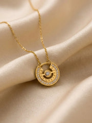 Crescent Sparkle Necklace